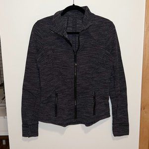 Lululemon Dark Gray and Black Heathered Define Jacket